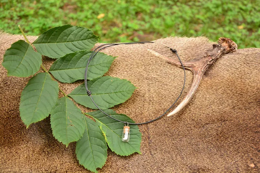 Deer Teeth in a Bottle Necklace – Tiny Forest Relic