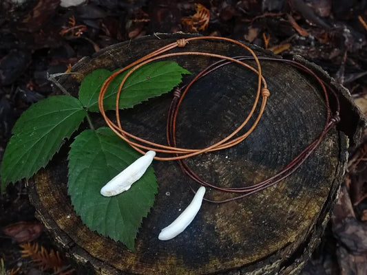 Real Tooth Necklace – Primitive Forest Talisman
