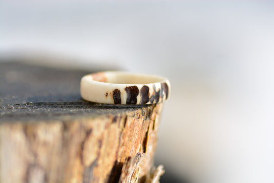 Antler ring - Raw nature