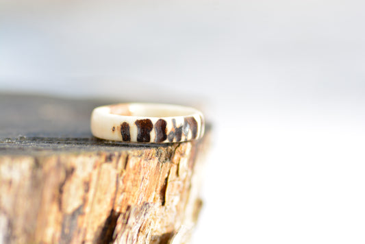 Antler ring - Raw nature