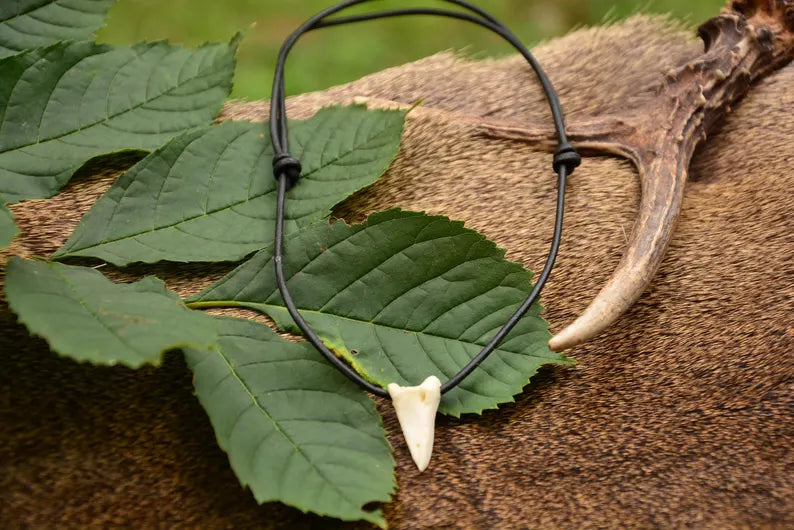 Roe Deer Hoof Bone Necklace – Primitive Forest Pendant