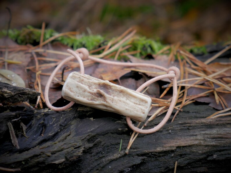 Roe Deer Antler Bracelet – Viking Snow Primitive Bangle