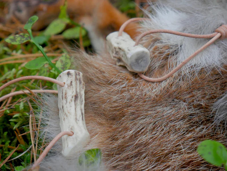 Roe Deer Antler Bracelet – Viking Snow Primitive Bangle