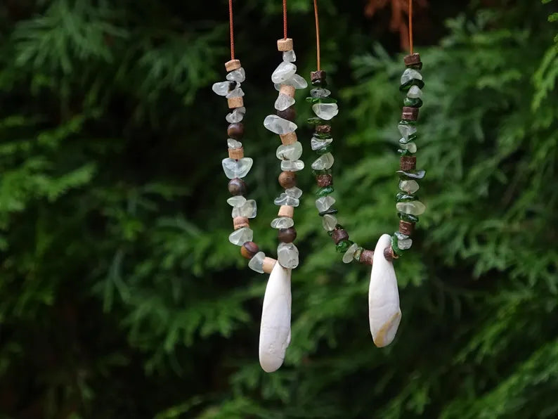 Forest Gem Tooth Necklace