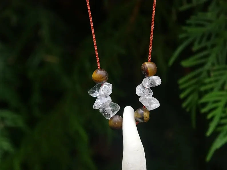 Crystal Eye - Tooth Necklace