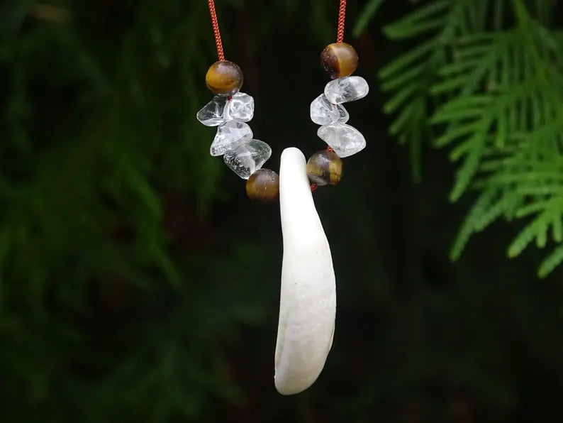 Crystal Eye - Tooth Necklace